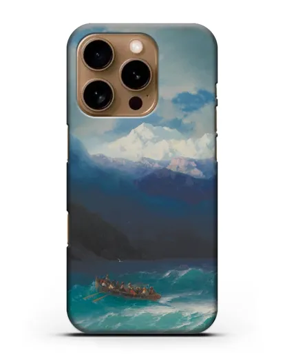 Чехол Бурное море (Айвазовский) силиконовый для iPhone 16 Pro