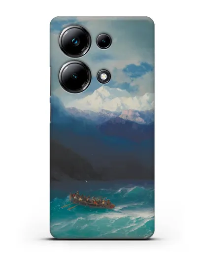 Чехол Бурное море (Айвазовский) силиконовый для Xiaomi Poco M6 Pro