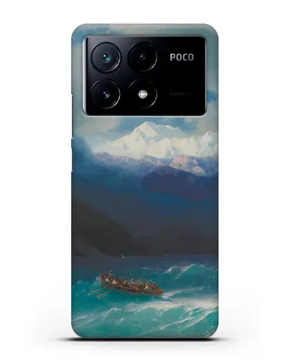 Чехол Бурное море (Айвазовский) силиконовый для Xiaomi Poco X6 Pro