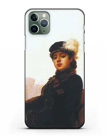 Чехол Портрет неизвестной (Крамской) силиконовый для iPhone 11 Pro