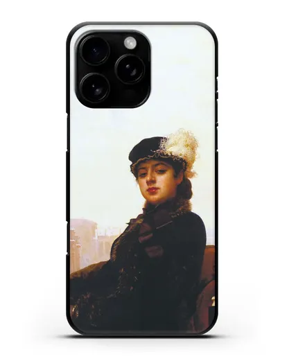 Чехол Портрет неизвестной (Крамской) силиконовый для iPhone 16 Pro Max