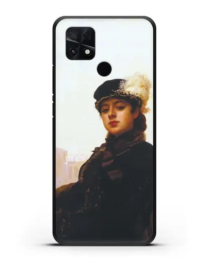 Чехол Портрет неизвестной (Крамской) силиконовый для Xiaomi Poco C40