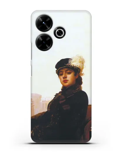 Чехол Портрет неизвестной (Крамской) силиконовый для Xiaomi Poco M6