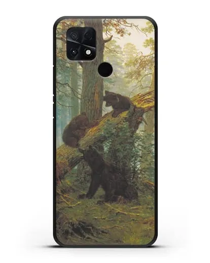 Чехол Мишки на поляне. Утро в сосновом лесу (Шишкин) силиконовый для Xiaomi Poco C40