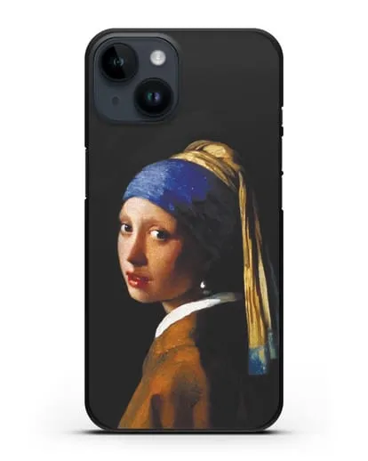 Чехол Девушка с жемчужной серёжкой (Вермеер) силиконовый для iPhone 14