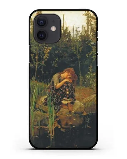 Чехол Алёнушка (Васнецов) силиконовый для iPhone 12