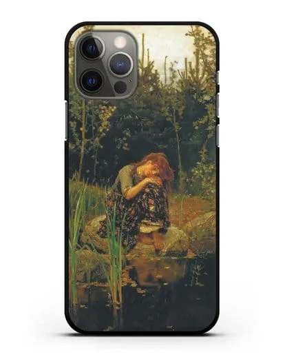 Чехол Алёнушка (Васнецов) силиконовый для iPhone 12 Pro