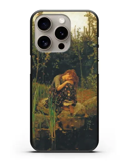 Чехол Алёнушка (Васнецов) силиконовый для iPhone 15 Pro