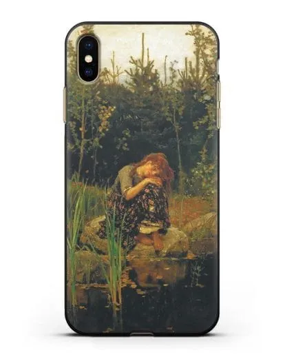 Чехол Алёнушка (Васнецов) силиконовый для iPhone XS Max