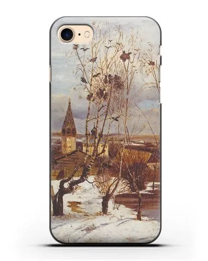 Чехол Грачи прилетели (Саврасов) силиконовый для iPhone 7