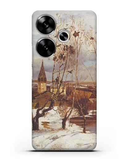 Чехол Грачи прилетели (Саврасов) силиконовый для Xiaomi Poco F6