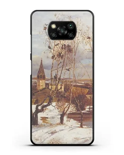 Чехол Грачи прилетели (Саврасов) силиконовый для Xiaomi Poco X3