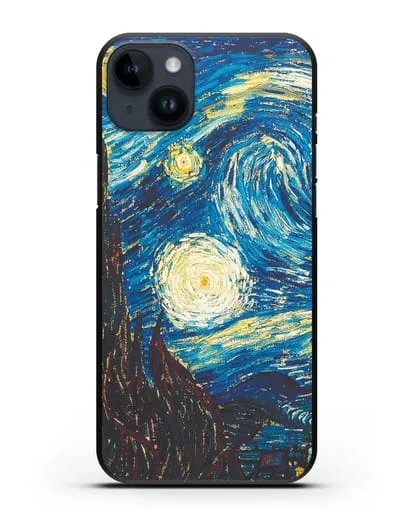 Чехол Звёздная ночь (Винсент ван Гог) силиконовый для iPhone 14 Plus