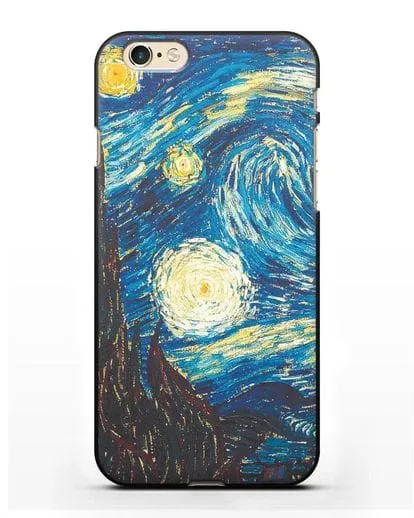 Чехол Звёздная ночь (Винсент ван Гог) силиконовый для iPhone 6s
