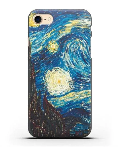 Чехол Звёздная ночь (Винсент ван Гог) силиконовый для iPhone 7