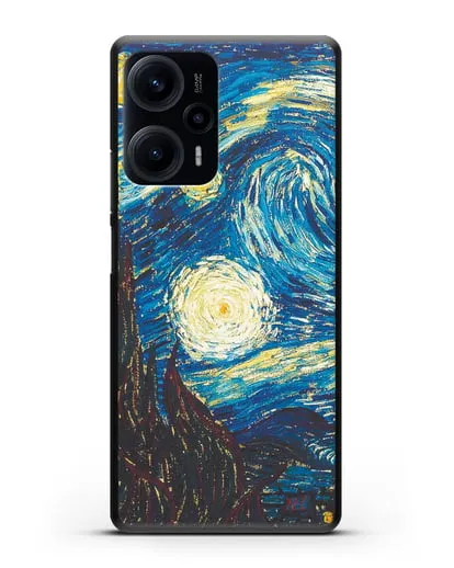 Чехол Звёздная ночь (Винсент ван Гог) силиконовый для Xiaomi Poco F5