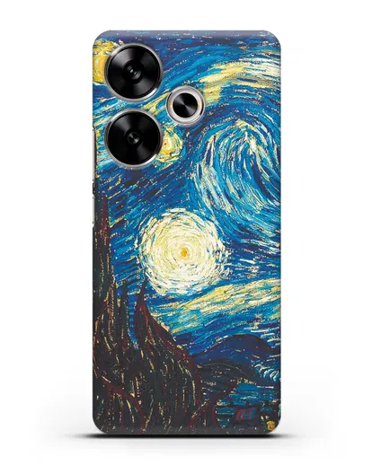 Чехол Звёздная ночь (Винсент ван Гог) силиконовый для Xiaomi Poco F6
