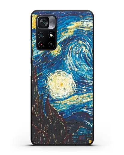 Чехол Звёздная ночь (Винсент ван Гог) силиконовый для Xiaomi Poco M4 Pro 5G