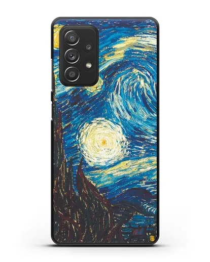 Чехол Звёздная ночь (Винсент ван Гог) силиконовый для Samsung Galaxy A53