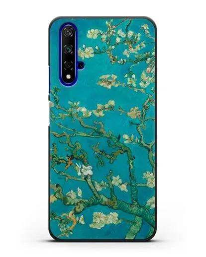 Чехол Цветущие ветки миндаля (Винсент ван Гог) силиконовый для Honor 20