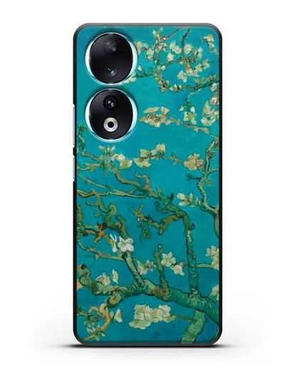 Чехол Цветущие ветки миндаля (Винсент ван Гог) силиконовый для Honor 90