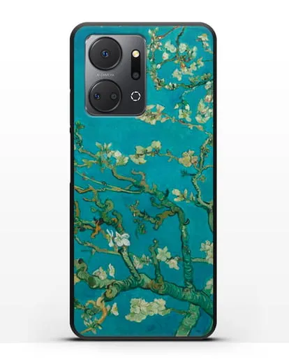 Чехол Цветущие ветки миндаля (Винсент ван Гог) силиконовый для Honor X7a