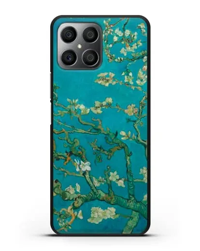 Чехол Цветущие ветки миндаля (Винсент ван Гог) силиконовый для Honor X8