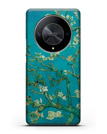 Чехол Цветущие ветки миндаля (Винсент ван Гог) силиконовый для Honor X9b