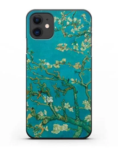 Чехол Цветущие ветки миндаля (Винсент ван Гог) силиконовый для iPhone 11