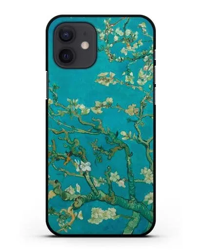 Чехол Цветущие ветки миндаля (Винсент ван Гог) силиконовый для iPhone 12