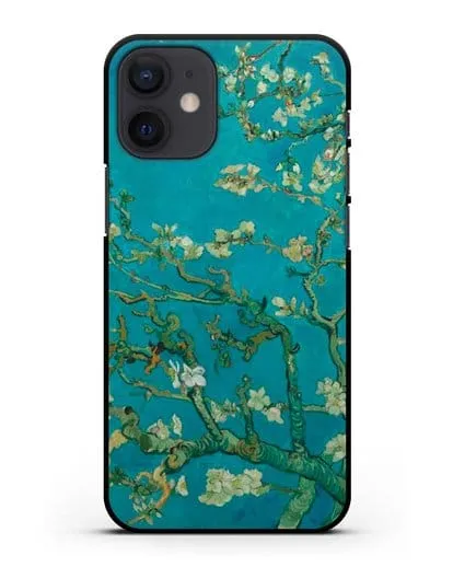 Чехол Цветущие ветки миндаля (Винсент ван Гог) силиконовый для iPhone 12 mini
