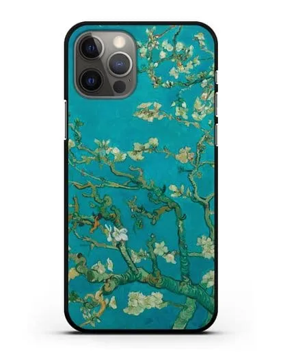 Чехол Цветущие ветки миндаля (Винсент ван Гог) силиконовый для iPhone 12 Pro