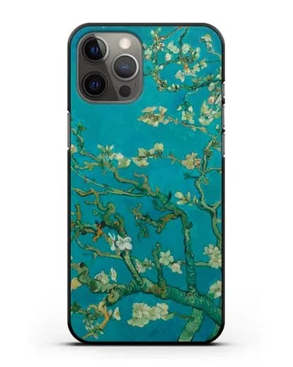 Чехол Цветущие ветки миндаля (Винсент ван Гог) силиконовый для iPhone 12 Pro Max