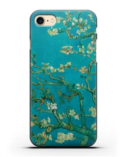 Чехол Цветущие ветки миндаля (Винсент ван Гог) силиконовый для iPhone 7