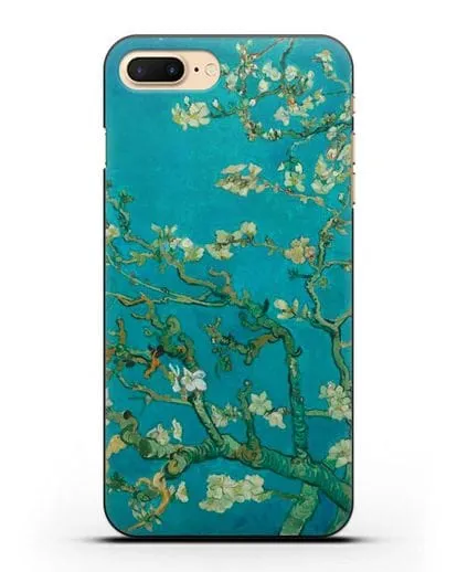 Чехол Цветущие ветки миндаля (Винсент ван Гог) силиконовый для iPhone 7 Plus