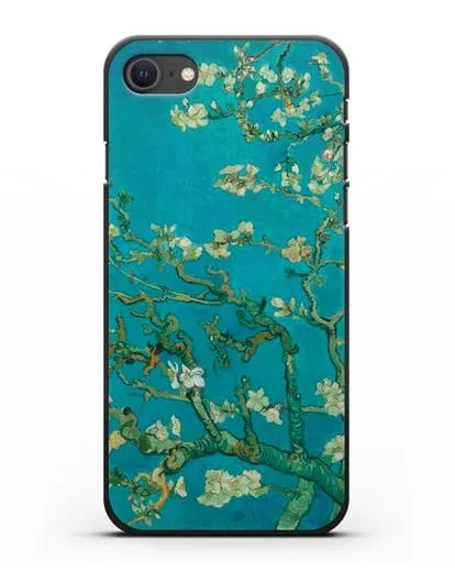 Чехол Цветущие ветки миндаля (Винсент ван Гог) силиконовый для iPhone SE 2020