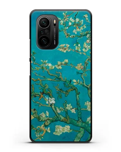 Чехол Цветущие ветки миндаля (Винсент ван Гог) силиконовый для Xiaomi Poco F3 Pro