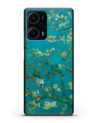 Чехол Цветущие ветки миндаля (Винсент ван Гог) силиконовый для Xiaomi Poco F5