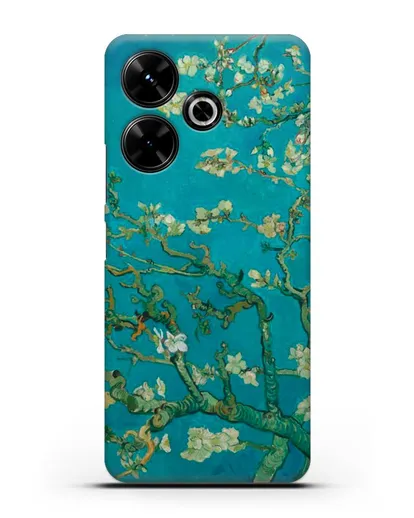 Чехол Цветущие ветки миндаля (Винсент ван Гог) силиконовый для Xiaomi Poco M6