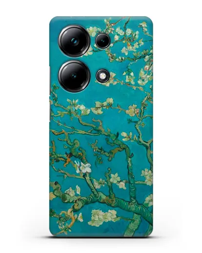 Чехол Цветущие ветки миндаля (Винсент ван Гог) силиконовый для Xiaomi Poco M6 Pro