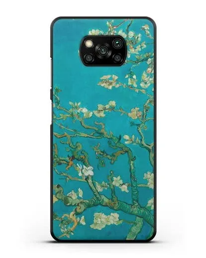 Чехол Цветущие ветки миндаля (Винсент ван Гог) силиконовый для Xiaomi Poco X3