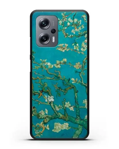 Чехол Цветущие ветки миндаля (Винсент ван Гог) силиконовый для Xiaomi Poco X4 GT