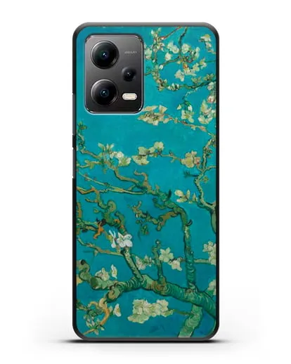 Чехол Цветущие ветки миндаля (Винсент ван Гог) силиконовый для Xiaomi Poco X5