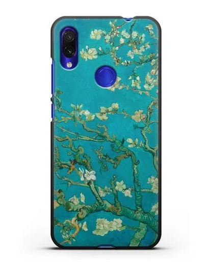 Чехол Цветущие ветки миндаля (Винсент ван Гог) силиконовый для Xiaomi Redmi Note 7