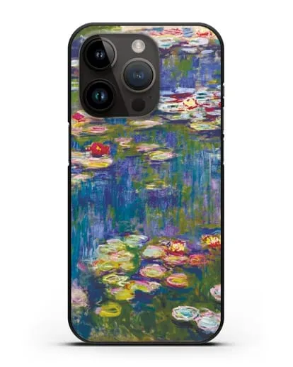 Чехол Кувшинки (Клод Моне) силиконовый для iPhone 14 Pro