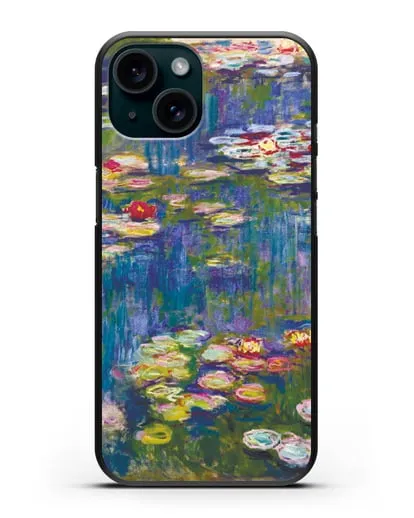 Чехол Кувшинки (Клод Моне) силиконовый для iPhone 15