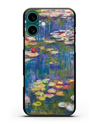Чехол Кувшинки (Клод Моне) силиконовый для iPhone 16 Plus