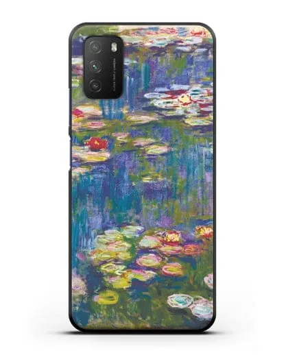 Чехол Кувшинки (Клод Моне) силиконовый для Xiaomi Poco M3