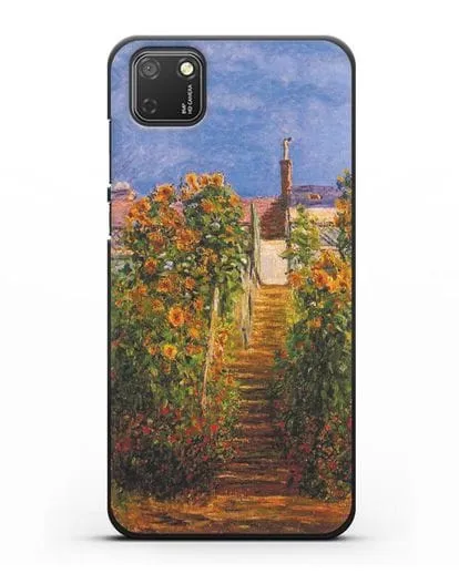 Чехол Сад художника в Ветёе (Клод Моне) силиконовый для Honor 9S