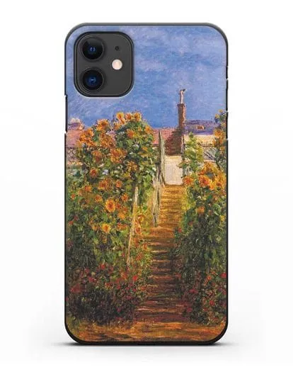 Чехол Сад художника в Ветёе (Клод Моне) силиконовый для iPhone 11